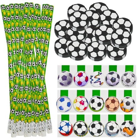 15 futbalových ceruziek, darčeky na párty, futbalové perá
