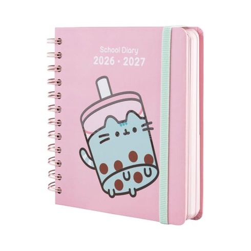 Grupo Erik Pusheen Mačacie zošit s domácimi úlohami 2026 2027 Kalendár Školský plánovač