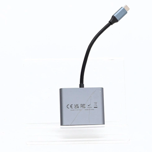 Adaptér USB-C na duálny HDMI, viacportový adaptér KOZYC USB-C Hub s 2 HDMI 4K, USB 3.0, 100W PD,