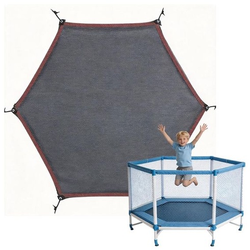Slnečná clona na trampolínu, Ø 244 305 366 cm Slnečná clona na trampolínu, vodotesná a UV odolná