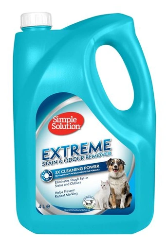 Simple Solution Extreme Odstraňovač škvŕn a zápachu 4 litre (1 balenie) pre psov