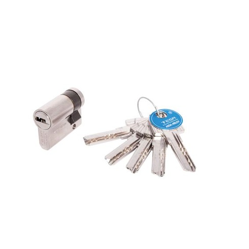 TESA M6504010N Euro cylindrická vložka T60, 40 x 10 mm, poniklovaná, polovičná cylindrická vložka,