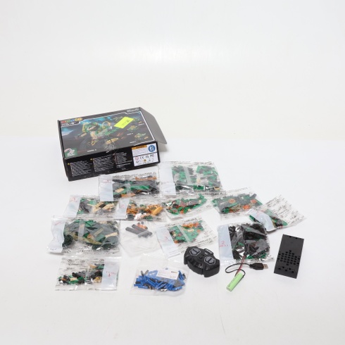 HiWEEGO Technic Robot pre deti so svetlom - 5 v 1 Dinosaurus Sada na diaľkové ovládanie, 877 dielikov RC