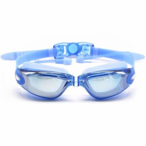 Plavecké okuliare Hersvin (M/0 až M/-8.0) UV400 Anti-UV Anti-Fog ochranné okuliare pre dospelých, mužov,