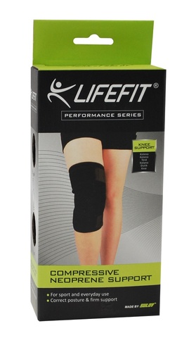 Neoprénová bandáž LIFEFIT® BN302 Koleno uzavreté