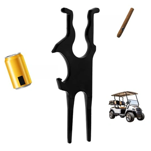 Magnetický držák na doutníky Lyreh Golf, 10,1x3,5cm multifunkční držák na doutníky s otvírákem na