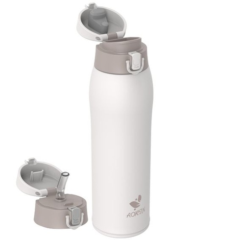 Fľaša na vodu AORIN z nerezovej ocele 18/8, 950 ml, nepriepustná termoska, dvojstenná izolovaná fľaša