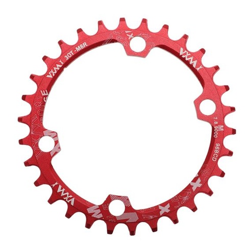Úzky široký prevodník červený, 1 kus pre Speed ​​Road Bike 96 BCD