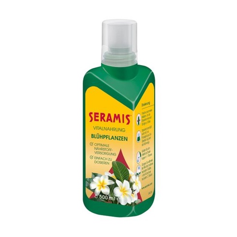 Seramis Vital Food for Flowering Plants, 500 ml – Kvetinové hnojivo na optimálny rast rastlín,