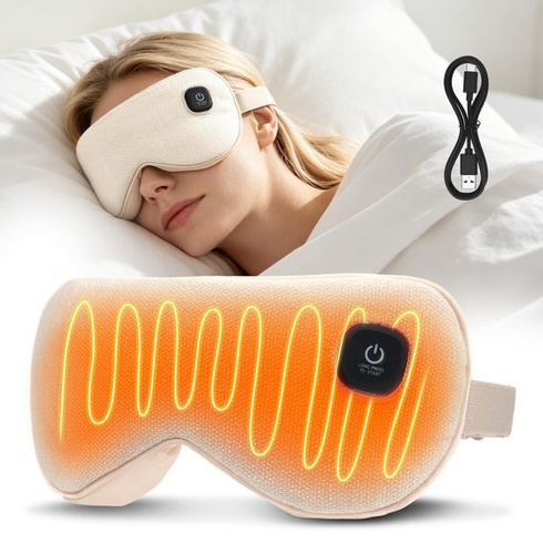 Vyhrievaná očná maska, 1500 mAh, pre suché oči