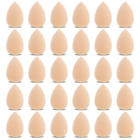 Gjinxi 30 kusov mini hubiek na make-up, hubky na make-up, malé mixéry, labutičky na podkladovú