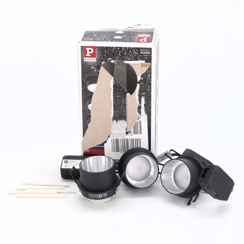 Paulmann EBL Set Gil Coin 3StepDim rd starr LED 3x 3er čierna matná/železná