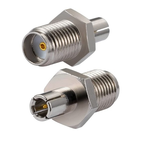 Adaptér Vecys SMA samica na TS9 samec, 2G 3G 4G anténny adaptér TS9 SMA anténny adaptér, 2 kusy,