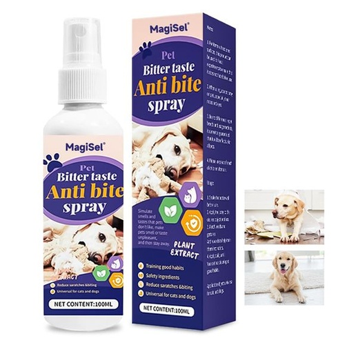 MagiSel horký sprej pre psov, horký sprej pre psov, horký sprej proti žuvaniu, 100ml repelentný sprej
