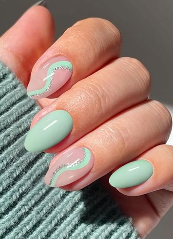 JMEOWIO Line Nail Fólie UV vytvrzující gelové nehty Samolepky na nehty