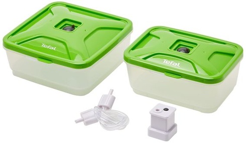 Tefal XA258010 Vákuová nádoba pre Vacupack Plus, plast, zelená, 17 x 16 x 15 cm