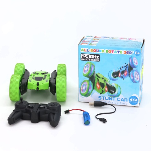 MidiVix auto na diaľkové ovládanie, 90 minút hrania, 2,4 GHz obojstranné 360 ° otočné RC crawler s