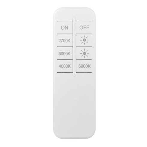 2,4 GHz LED diaľkové ovládanie, dosah 10 m, 4 teploty farieb (2700K-6000K)