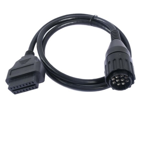 10-pinový OBD konektor pre motocykle kompatibilný s adaptérom OBD2 z 10-pinového na 16-pinový konektor