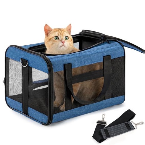 Conlun Cat Carrier M, prepravka na prepravu mačiek schválená pre lietadlá do 7 kg, D 43 x Š 28 x V