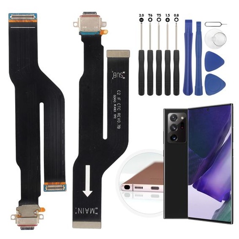 Nabíjecí port RongZy kompatibilní s Samsung Galaxy Note 20 Ultra 5G N986U základní deska flex kabel