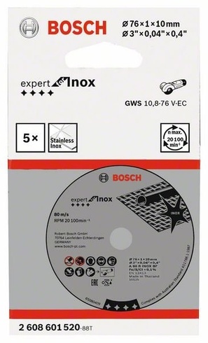 Rozbrusovací kotúč Bosh A 60 R INOX BF