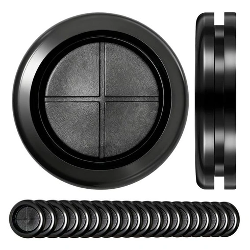 20 kusů gumových kabelových průchodek 25 mm, vodotěsných, černých 25 mm - 20 ks