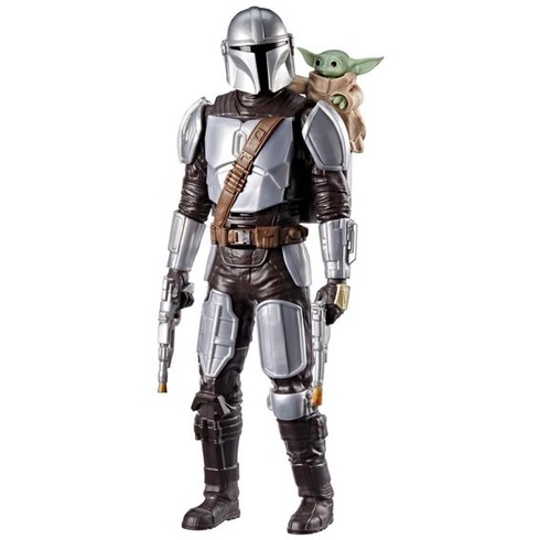 Star Wars: Mandalorian a Grogu: Bounty Hunter Blaster, akční figurka (28 cm) se zvukovými efekty,