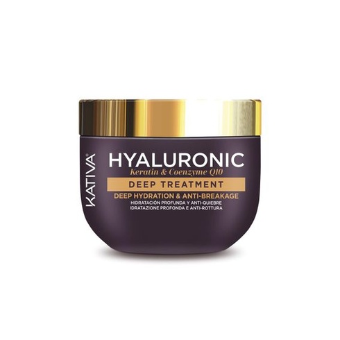 KATIVA - Intenzívna vlasová maska ​​s hyalurónovou keratínom Q10 | 300 ml
