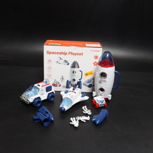 Raketa Siairo Space Shuttle pro děti, vesmírná loď se světelnými a zvukovými efekty, vesmírná