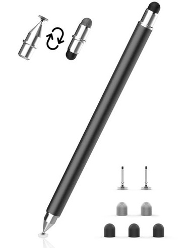 MEKO 3v1 stylus pre tablet s vláknovými/gumovými/kotúčovými hrotmi pre tablety a mobilné telefóny |