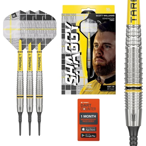 Sada šipek Target Darts stříbrná
