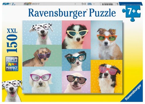 Ravensburger Puzzle Funny Dogs - 150 XXL dielikov pre deti od 7 rokov