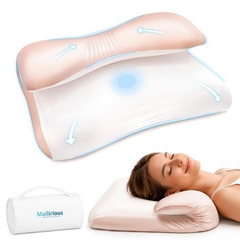 Ergonomický vankúš na podporu krku Mailirious, vankúš na krk z pamäťovej peny