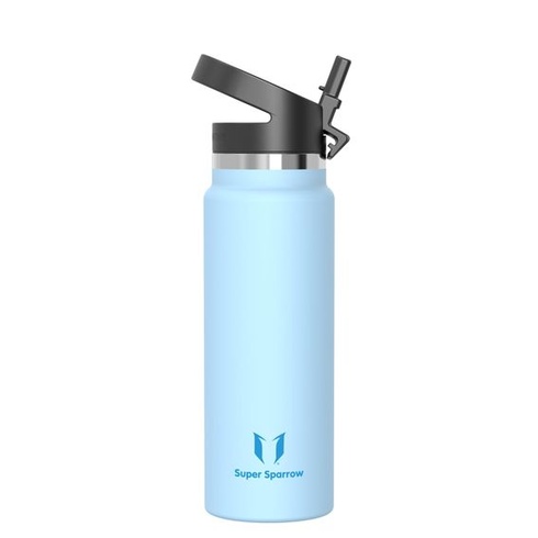 Termoska Sparrow z nerezovej ocele 1l so slamkou, 1000 ml, ochrana proti mrazu