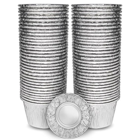 EBake hliníkové košíčky na muffiny – 180 ml/16 oz (50 kusov) Opakovane použiteľné košíčky na