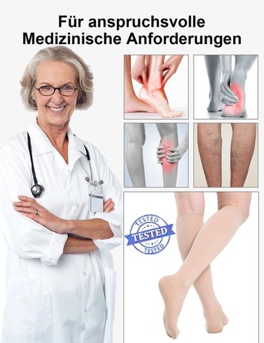 Zdravotní kompresní punčochy pro ženy a muže 20-30 mmHg, třída 2, podpůrné punčochy, antitrombózní