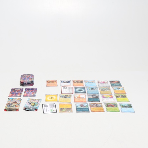 Kartová hra Pokémon Trading: Mini Tin Box Mega Heroes – Mega Latias (1 samolepka, 1 obrázková karta