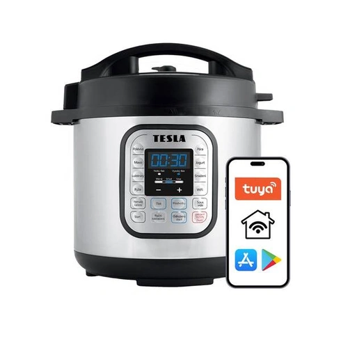 Multifunkční tlakový hrnec Tesla EliteCook K70 Wi-Fi černý/nerez - vráceno, použito