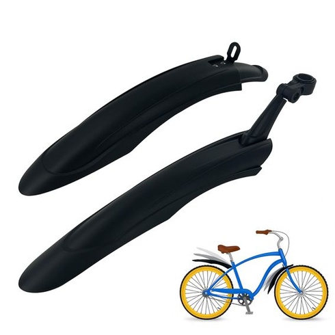 Súprava blatníkov na bicykel Senston, robustné, ľahké a ľahko montovateľné predné a zadné blatníky pre