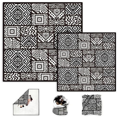 2 kusy cestovních kosmetických taštiček, samolepicí geometrická kosmetická taštička, kouzelná