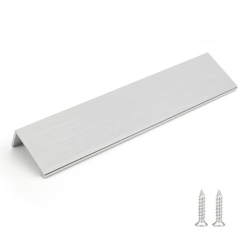 Súprava nábytkových úchytiek Regy 10 kusov, strieborná, rozstup otvorov 160 mm, skryté úchytky skriniek,