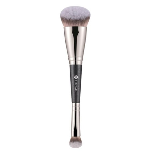 Obojstranný make-up TEOYALL, štetec na korektor pod oči, šikmý kontúrovací štetec, syntetické