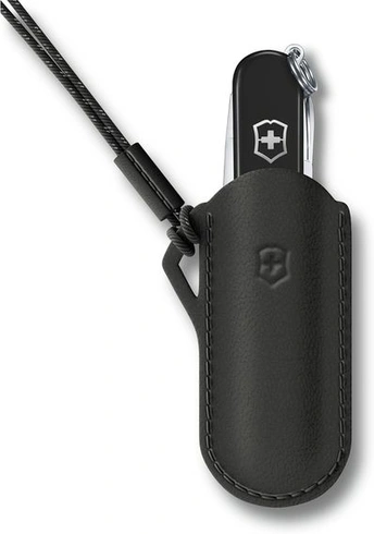 Kožené puzdro Victorinox pre švajčiarsky armádny nôž, malé, kryt pre Classic SD, vrátane popruhu na