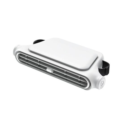 HoldOneLight 3-v-1 mini ventilátor, 5stupňový dobíjecí skládací turbo ventilátor, ventilátor na