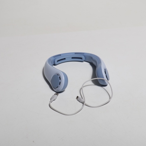 Přenosný ventilátor na krk JISULIFE, opora krku, hands-free použití, 5stupňové nastavení rychlosti,