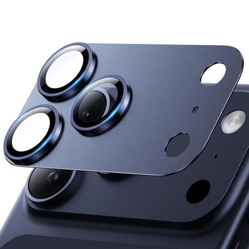 Ochranný kryt fotoaparátu Hoerrye pro iPhone 17 Pro, tmavě modrý, 1 kus modrý iPhone 17 Pro