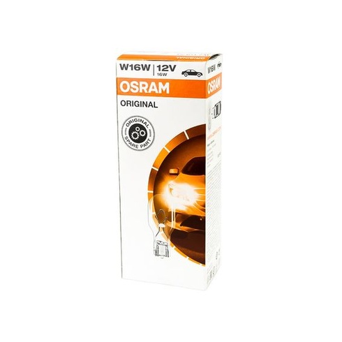 10x žiarovky OSRAM 12V 16W ​​W2.1x9.5d smerové svetlo brzdové svetlo