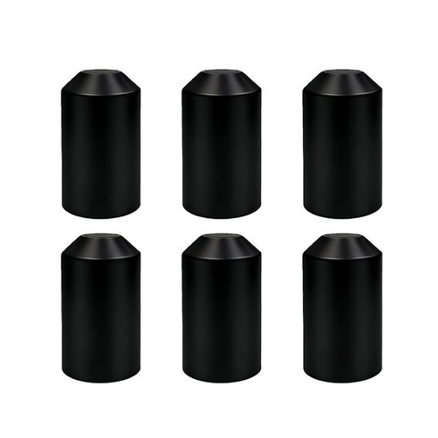 Koncovky zmršťovacích bužírok 30 mm, vodotesné, ochrana izolácie pre konce káblov, 6 kusov (30 mm)
