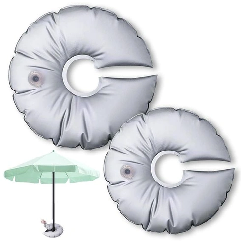 2 plniteľné závažia pre podstavce slnečníkov, vodné závažia 50 cm/65 cm, závažia v tvare U v tvare
